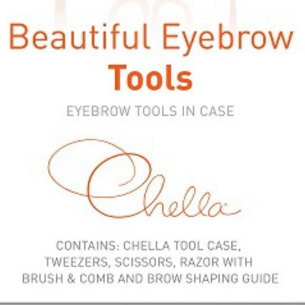 Chella Beautiful Eyebrow Tools Set Hello Beautiful Eyes Tools skincare beauty